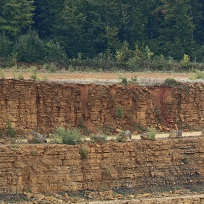 limestone quarry blocks